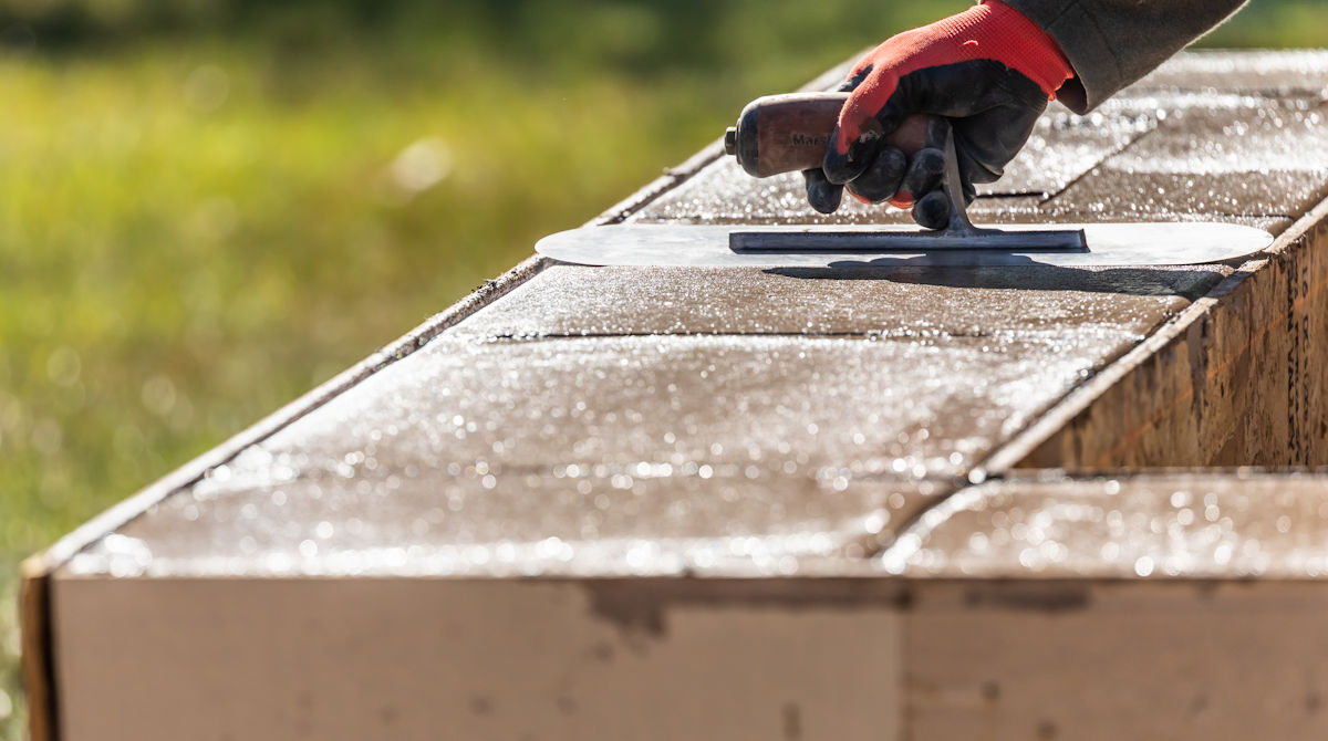 forming cement roof
