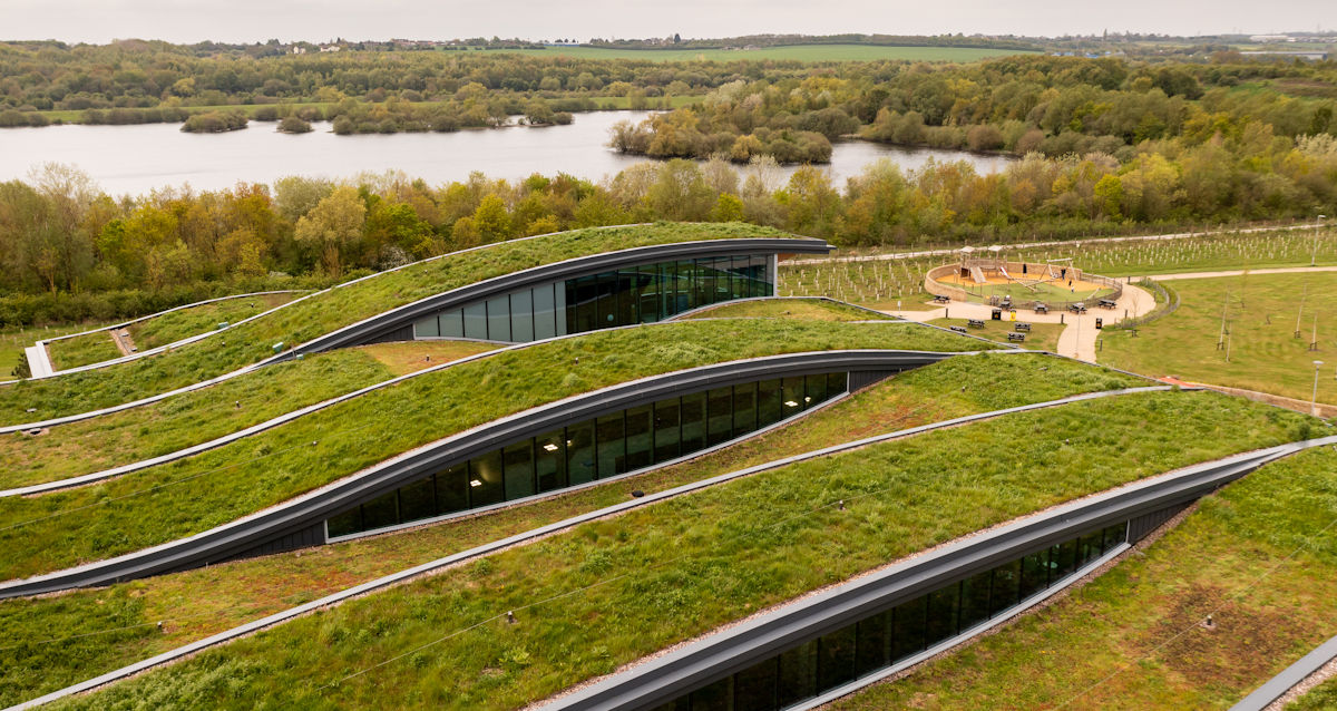 home with living roof