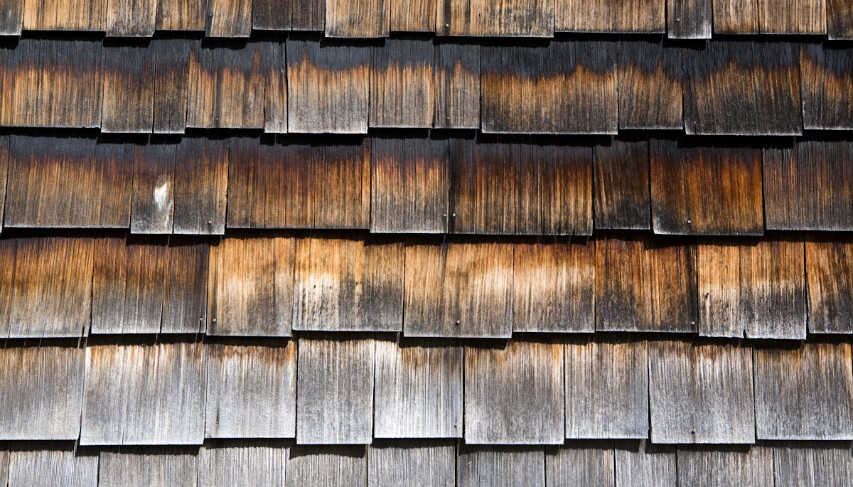 wood shingle roof